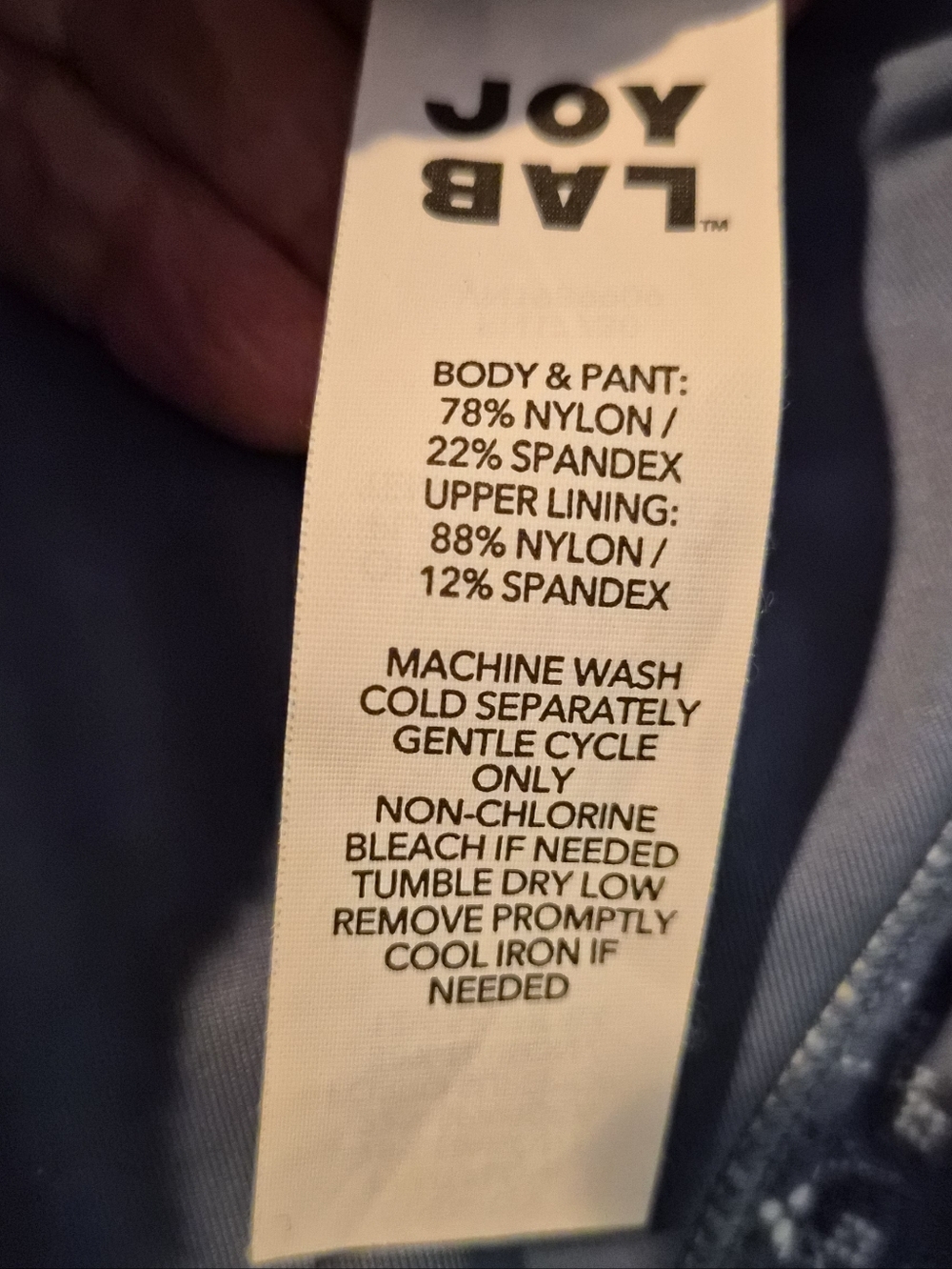 JoyLab Faux-Denim Romper #0220 - Picture 13 of 14